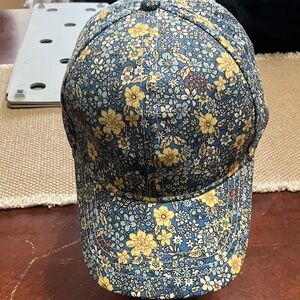 Jenni Blue and Yellow Floral Cap